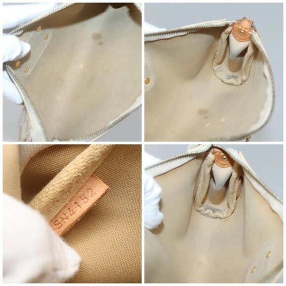 LOUIS VUITTON Damier Azur Eva Shoulder Bag 2way N55214 LV Auth 132641 - Picture 16 of 16